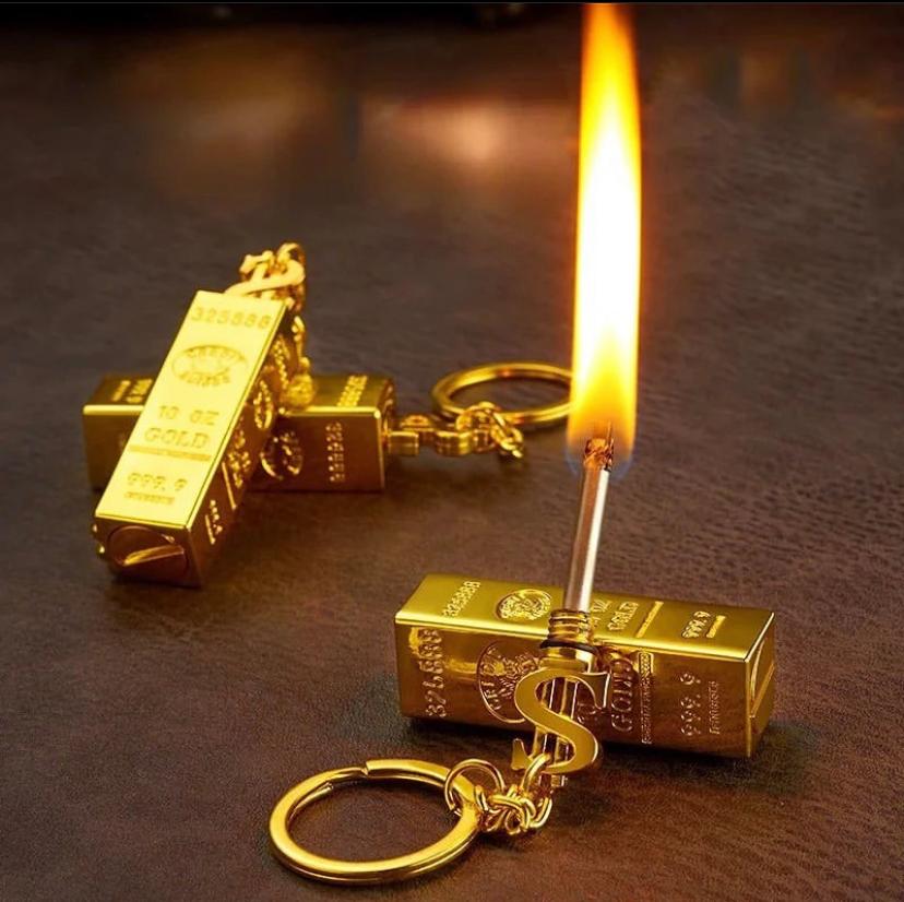 Gold Bar Match Lighter